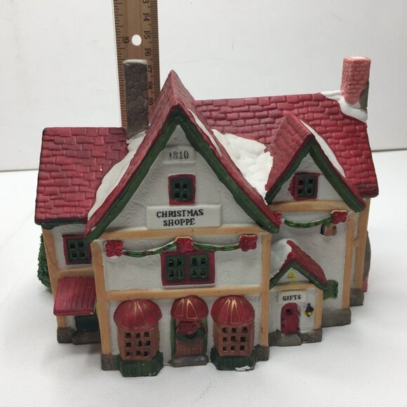 Lemax 1993 Dickensvale Christmas Village Porcelain Lighted House Shoppe 35073 - Picture 10 of 15
